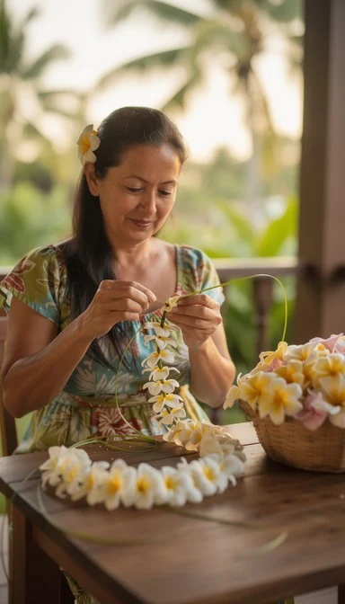 stockcake hawaiian lei making 3640691 medium
